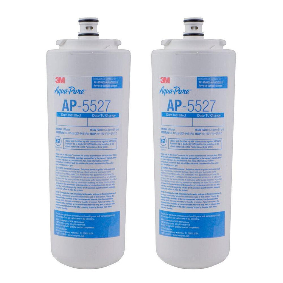 3M Aqua-Pure AP5527 Reverse Osmosis Pre and Post Water Filter Set - Filtered Waters
