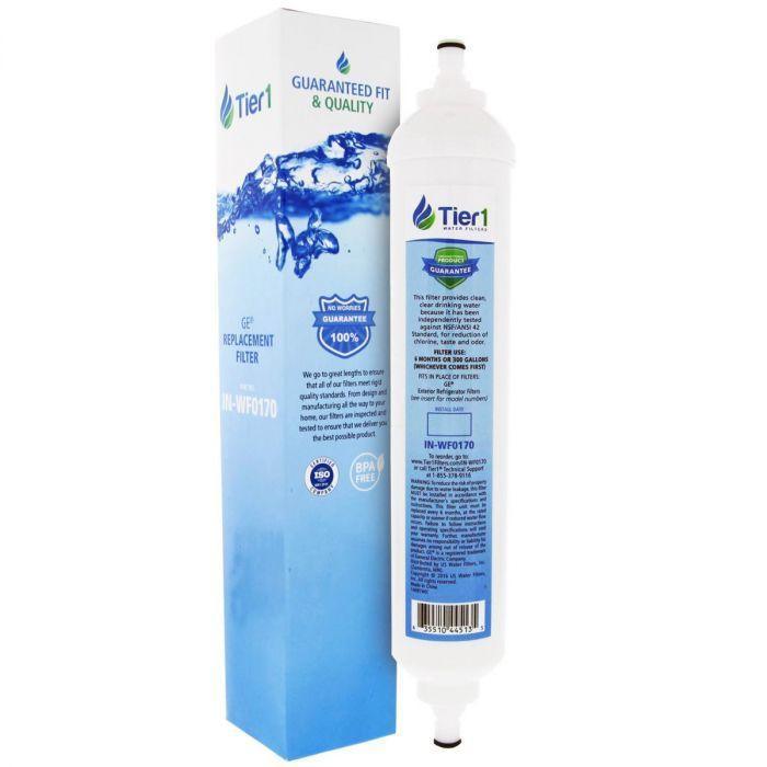 Fits GE GXRTQR SmartWater Comparable Tier1 Inline Water Filter Cartridge - Filtered Waters