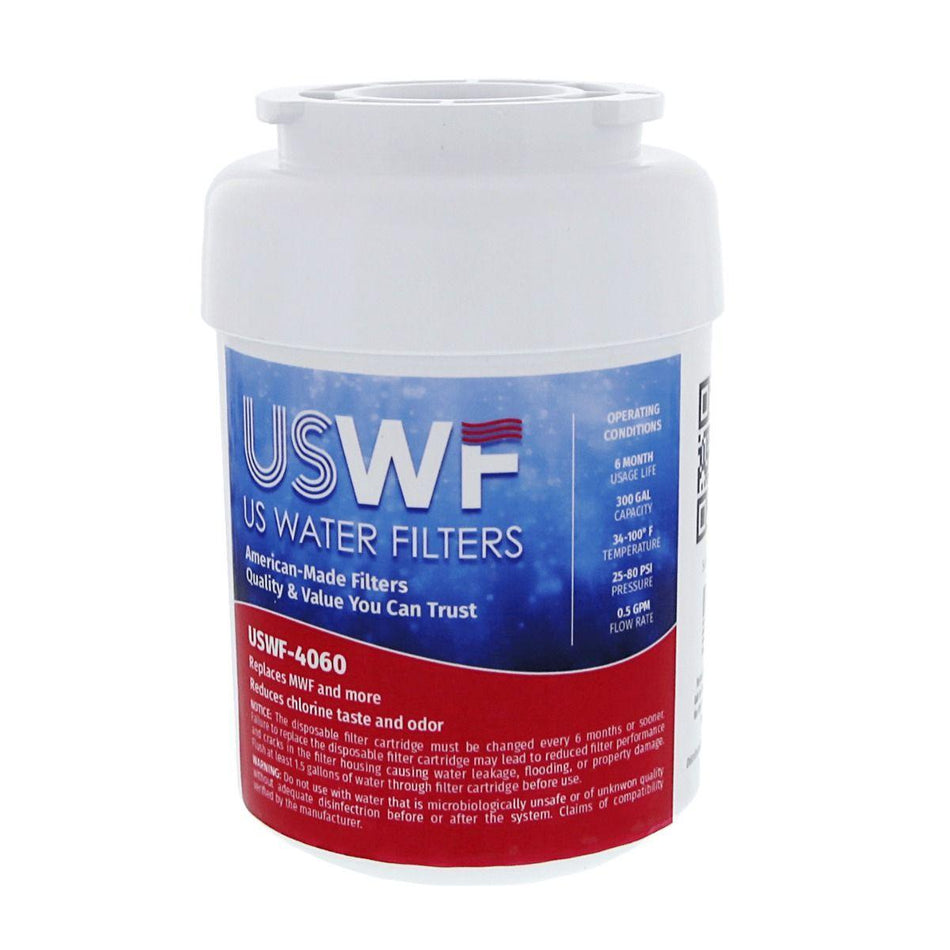 Fits GE MWF SmartWater MWFP GWF Comparable US Water Filters Fridge Water Filter - Filtered Waters