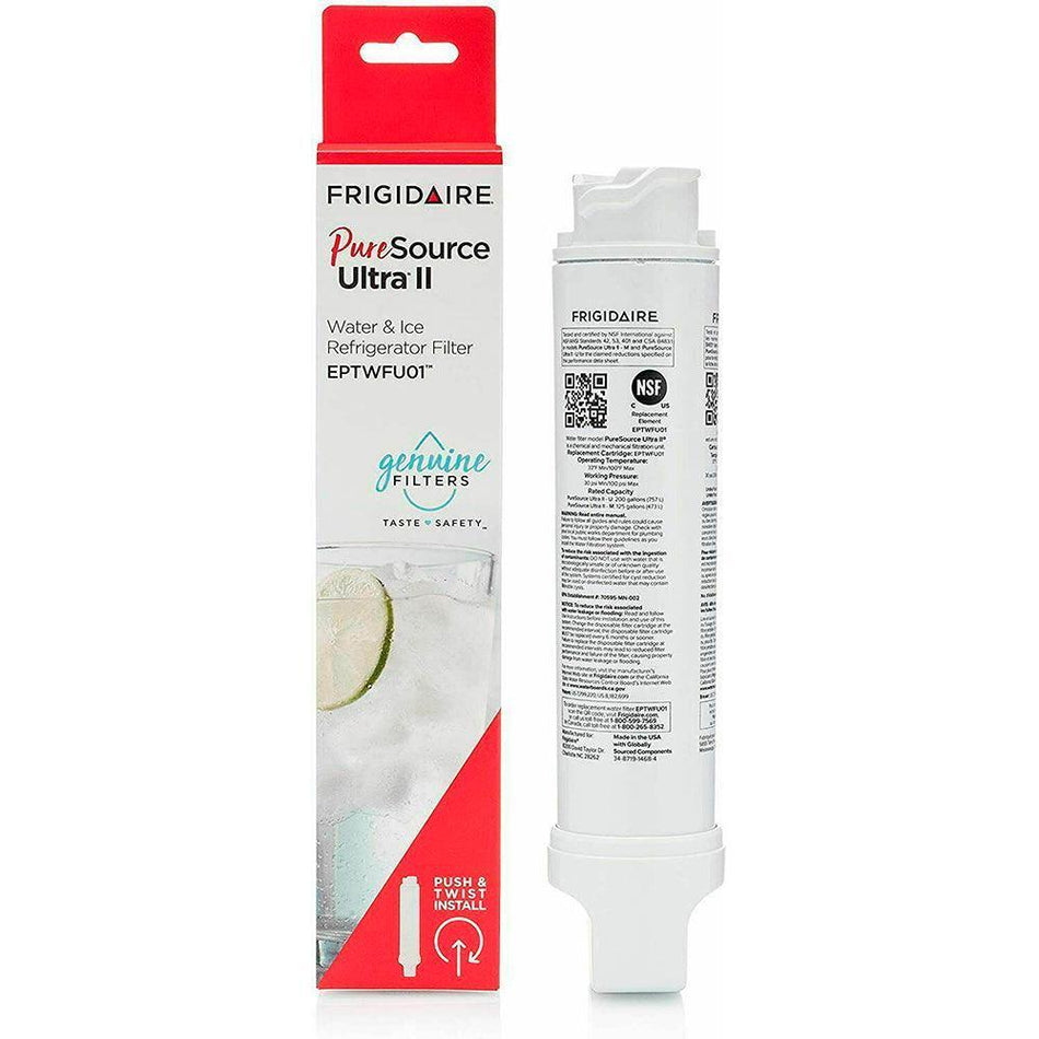 Frigidaire EPTWFU01 Pure Source Ultra II Refrigerator Water Filter - Filtered Waters